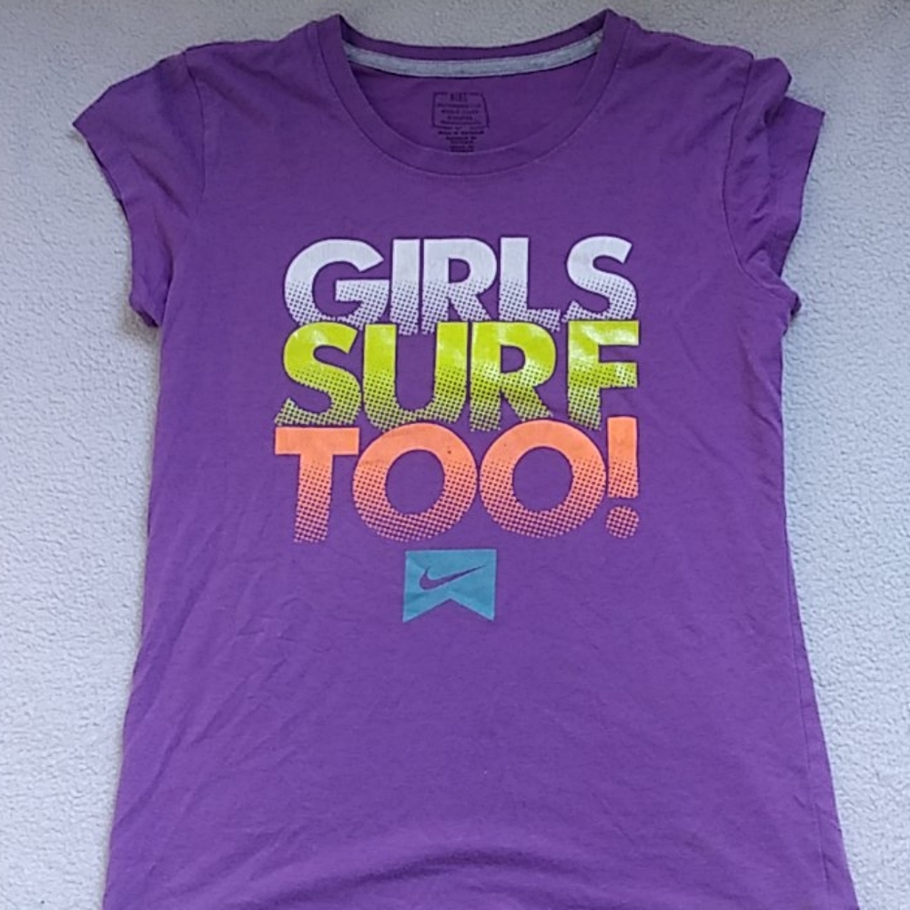 Purple nike shirt